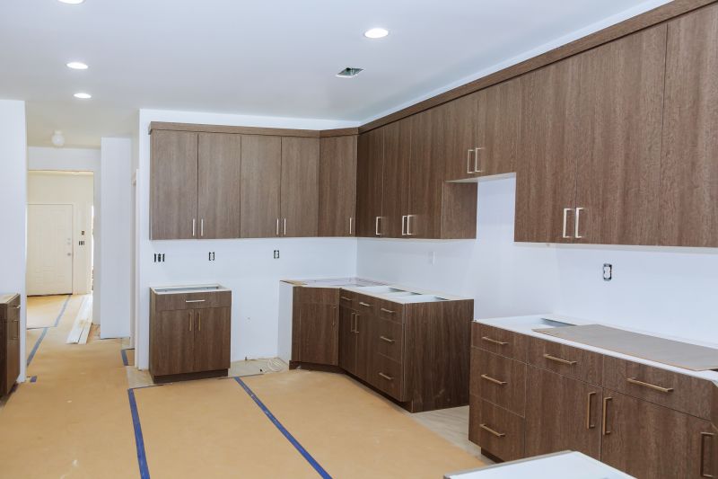 Modern Kitchen with Assembled Cabinets